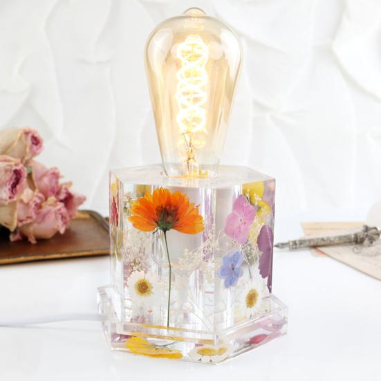 1 Set Lamp Mold Eco-friendly DIY Silicone Craft Making Resin Epoxy Mold for Home