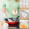 12 Pcs Silicone Kitchen Utensils Set Non Stick Silicone Cooking Utensil Set Heat Resistant Cookware with Wooden Handle JT558