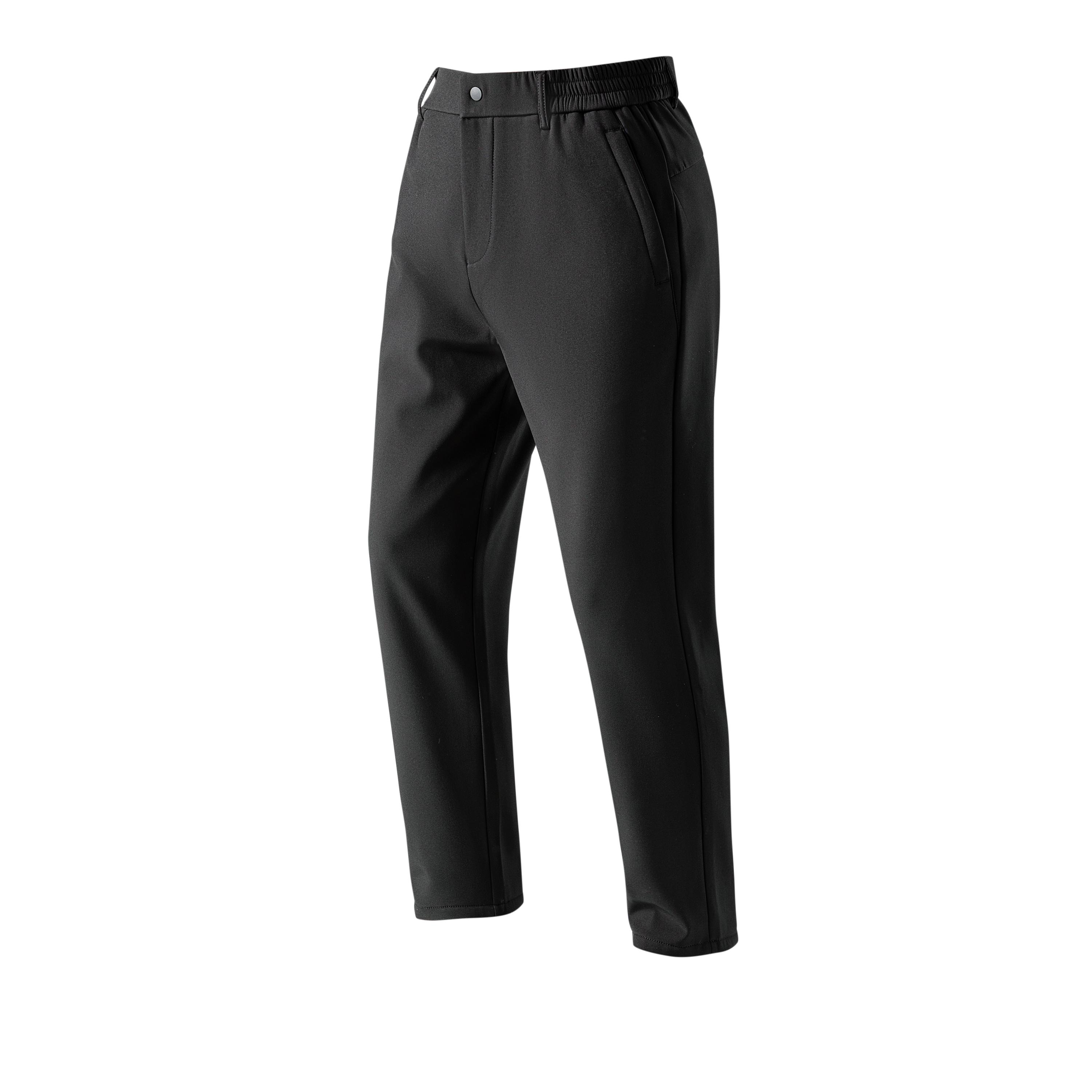 Skechers Simple Comfortable Fashionable Warm Fleece Loose Casual Pants Unisex bottoms Black P424M225-03K8 L