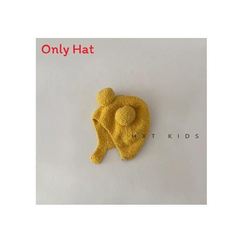 Toddler Baby Wool Beanie With Adjustable Design For Fall Winter Cozy Warmth