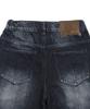 GLACK Gp110 Picture Punk Washed Denim Pants (Black)