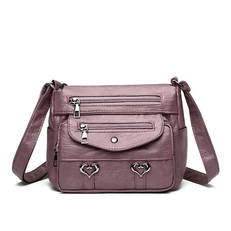 Simple Solid Fashi Versatile PU Square Shoulder Bags & Zipper High Quality Sense of Luxury Armpit Bags for Women 2026 New