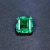 Natural Green Colombian Emerald Certified Asscher Cut 9x9 MM Loose Gemstone