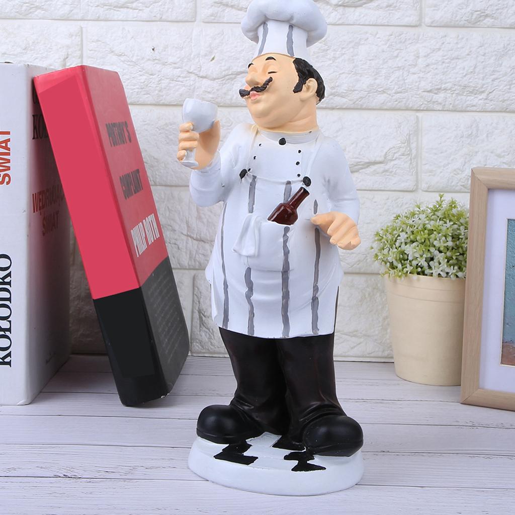 Gebäckdekor Geschenk Ornament Koch Harz Funktion Dekoration für Stilvolles Restaurant Café(7124T‑03‑