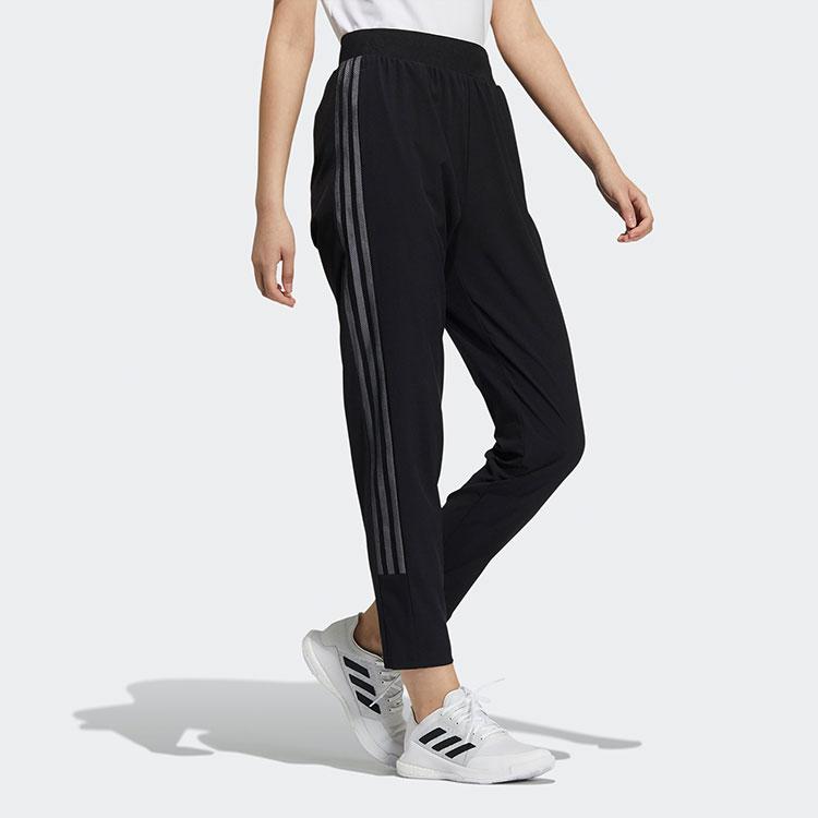 Adidas Logo Print Sweatpants Women Bottoms Black H09725