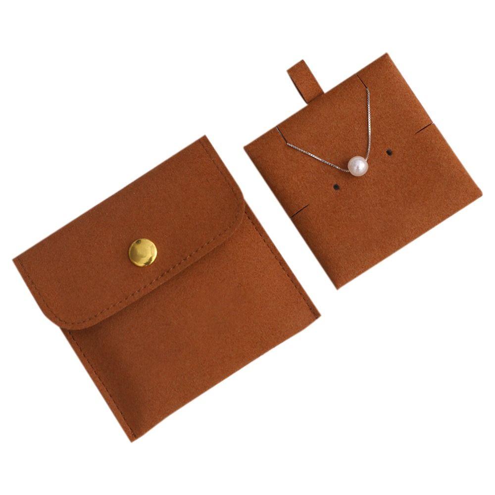 Dust Protect Gift Snap Button Jewelry Bag Bracelet Bag Storage Pouch Packaging Bag