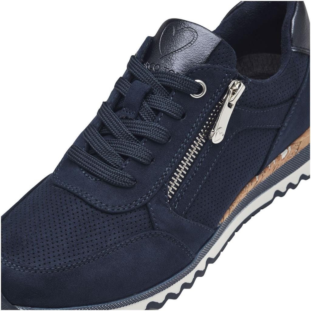 Sneakers Marco Tozzi Synthetic Textile Sneaker Blue Navy