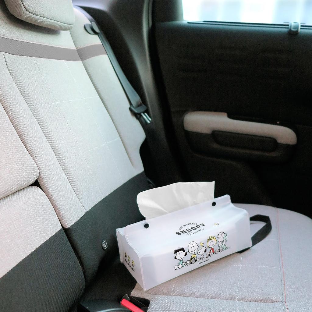 Meiho Snoopy Taschentuchbox Durchscheinend SN252, Milchig, Material,