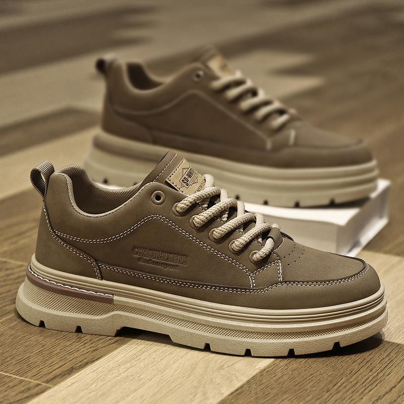 Men's Tooling Shoes 2024 Autumn and Winter New Versatile Outdoor Big Head Tooling Shoes Platform Non-slip Kick Not Rotten Martin Shoes
