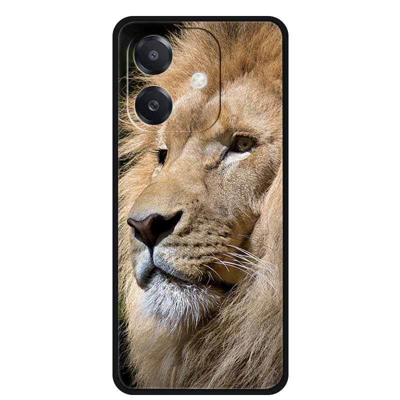 For OPPO A5 5G Case A5 Pro 4G 5G Silicone Wolf Lion TPU Soft Phone Case For OPPO A5 Pro 5G Back Cover Cartoon Shockproof Shell