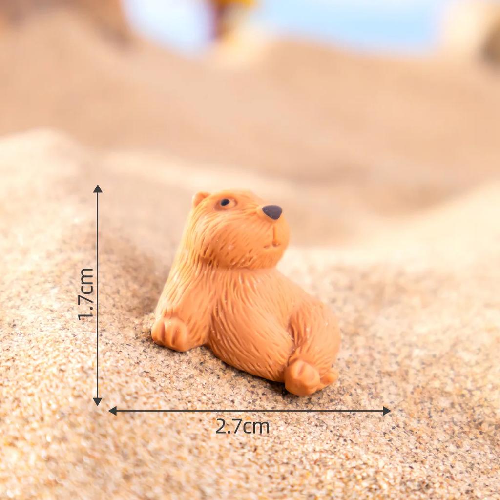Micro Landscape Mini Figurines Landscaping Groundhog Simulation Wildlife Resin Crafts Small Accessories Tabletop Ornament