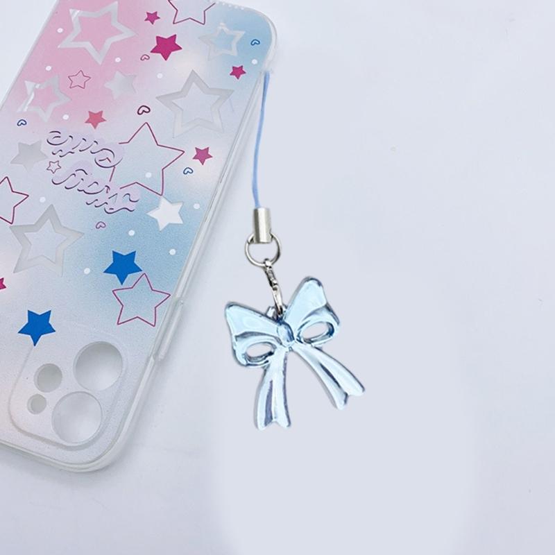 Stylish Star Bag Pendant Camera Pendant Cute Phone Lanyard Fashionable Phone Charm Resin and Alloy Material for Women