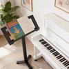 Universal Music Instrument Music Stand Sheet Holder Suitable for Keyboards Pianos for Rehearsals Practice and Reading