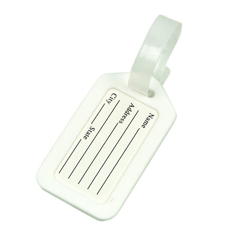 Buy Luggage Tags Suitcase Identifier Label Accessories White,10 Pack