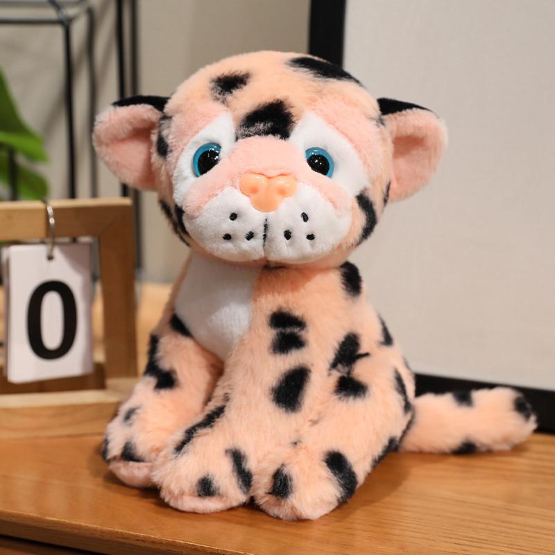 

Non-Toxic Simulation High Quality Wild Animal Tiger Plush Doll Lifelike Cute Leopard Plush Toy Home Decoration Gift 22cm