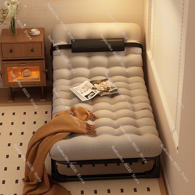 New High-Quality Lightweight Folding Bed, Comfortable Dual-Purpose Lounge Chair, Office Lunch Break Bed, Wide Office Nap Bed