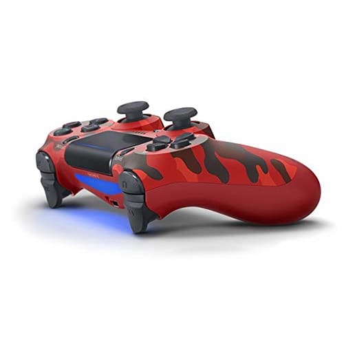 Controle sem fio dualshock 4 camuflagem vermelha