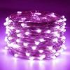1m-30m LED String Light 8 Colors Fairy Lights LED Copper Wire Battery Powered for Wedding Party Christmas Decor Holiday Garland