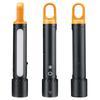 LED Zoom Flashlight Portable Outdoor Multifunctional Flashlights Keychain Rechargeable Torch Light with Light Sidelight