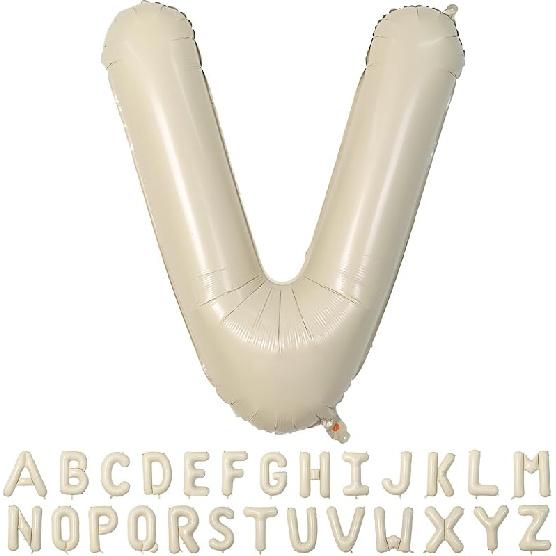 40 Inch Cream White 1 Balloon Numbers, Large Number 1 Balloon Foil Helium Number Balloons, Big 1st Foil Birthday Balloons for Boys Girls 1st Birthday
