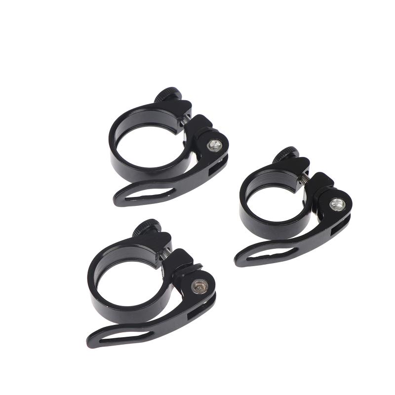 Cykel sadelpindsklemme 28,6/31,8/34,9 mm Aluminiumlegering Sadelrørsklemme Cykel Quick Release Sadelpind Til Mountainbike Rør