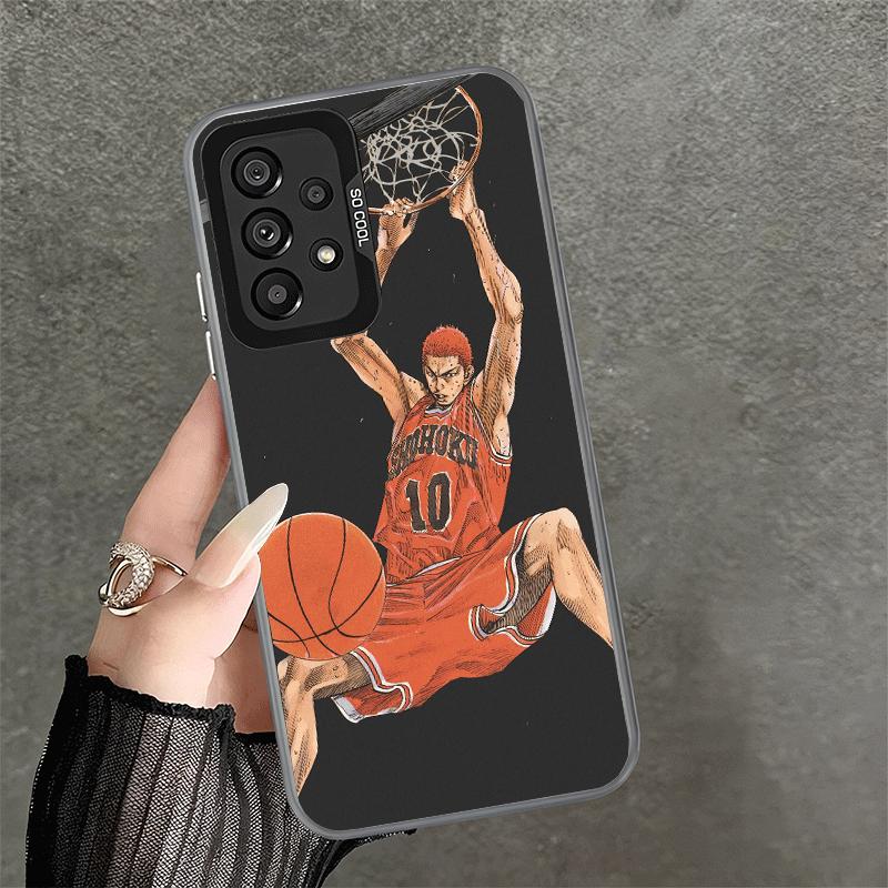 S-SLAM D-DUNK Anime Shockproof Phone Case for Samsung A17 A16 A15 A14 A37 A57 A36 A56 A26 A35 A55 A25 A34 A54 A24 A13 A23 A33 A5