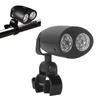 LED Work Light, 100LM 360 Degree Rotating Clips 3 Brightness Adjustment Grill Clamp Lamp with 10 Super Bright LEDs, for Outdoor Barbecue Camping Wor