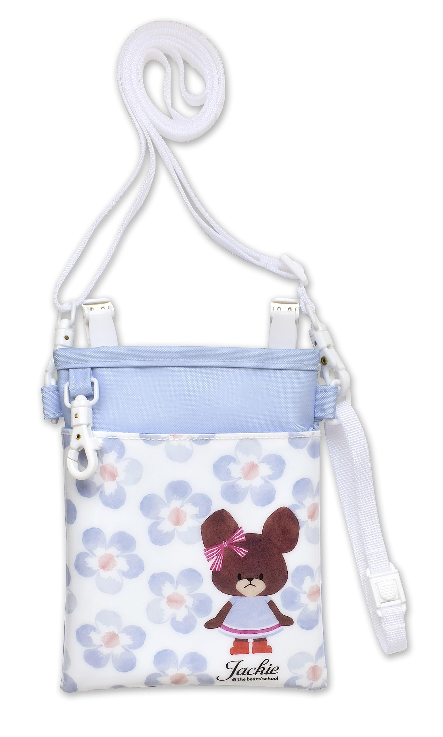 

Soft Pen The Blue [St.Lady s] 3-Way Pouch, Bears School, синий