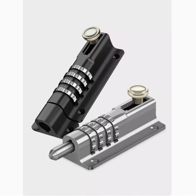 No-Drill Password Bolt Lock 3.5 inch ярко-серебристый