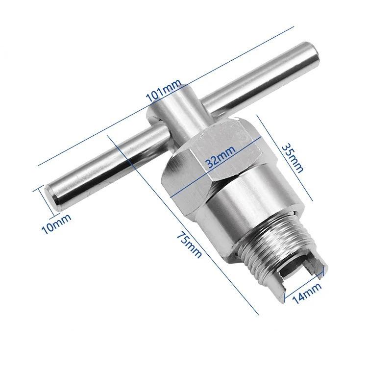 Valve Core Remover T Type Wrench for Bathroom Faucet and Pipe Maintenance Special Tools for Bathroom Maintenance