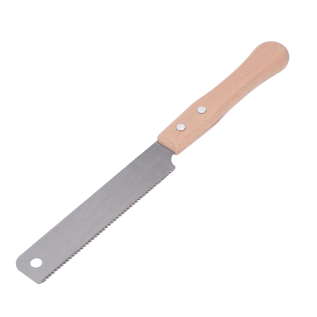 Einseitige Säge SK5 Stahlblatt Holzgriff 17 Zähne Handsäge Werkzeug zum Schneiden von Holz