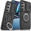 Phone Case For Samsung Galaxy S26 Case with Stand, Heavy Duty Shockproof Phone Case