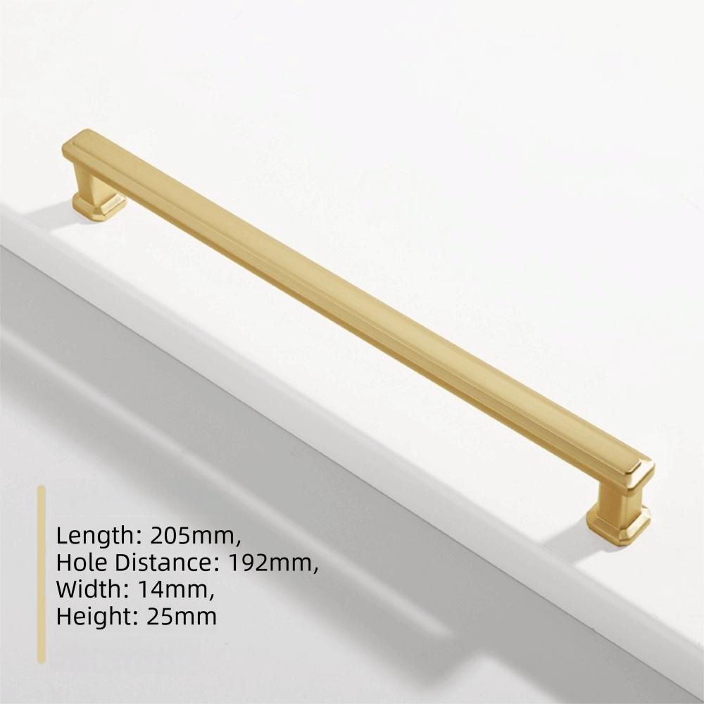 Copper Finish Cabinet Handles Zinc Alloy Closet Handle Furniture Hardware  Wardrobe Drawer
