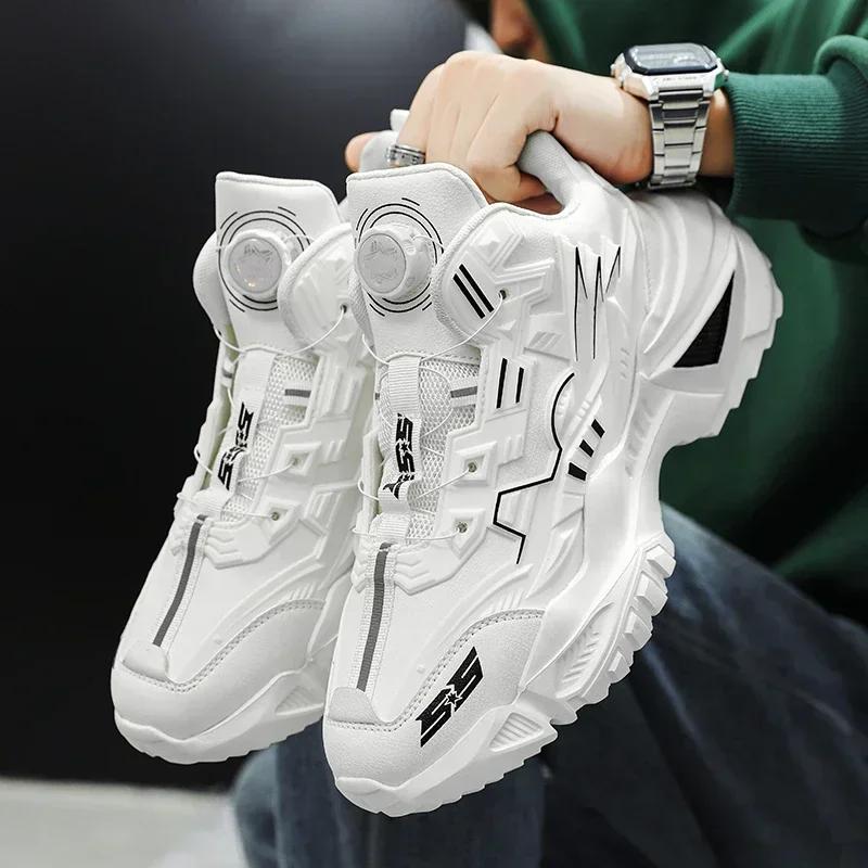 Fashion Hot Style Men's Casual Sneakers Trendy All-match Shoe for Men Ankle Shoes Soft Fashion Comfortable Mens Personality Casual Shoe