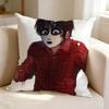 Horror MMarble Hornets MMasky  Square DoubleSided printed Pillow Case Bedroom Bedside Pillow Sofa Cushion Cover