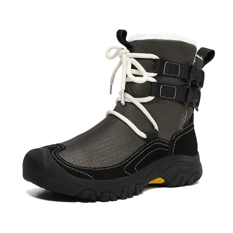 Winter Outdoor Waterproof Men's Snow Boots Russian Style Ankle Boots for Men