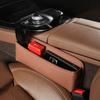 Caixa de armazenamento para assento de carro, preenchimento de vãos para assento de carro, bolsos universais para vãos para assento de carro, organizador de console, caixa de armazenamento para fendas multifuncional