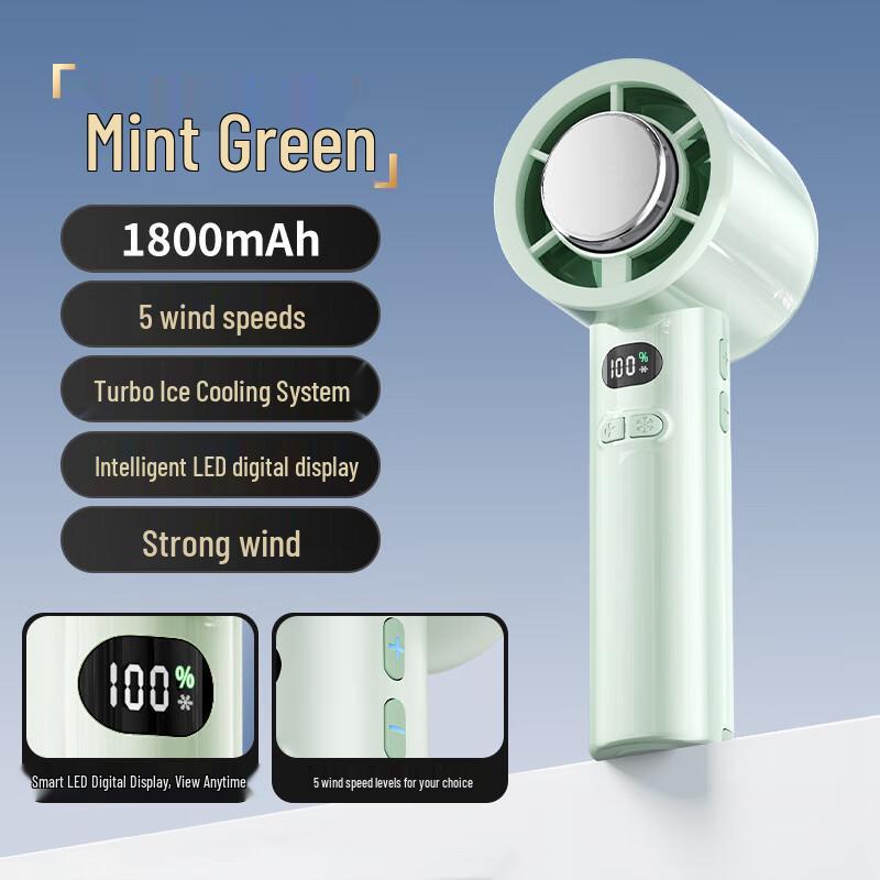 Tegood Мини-ручной полупроводниковый охлаждающий вентилятор с ледяным компрессом