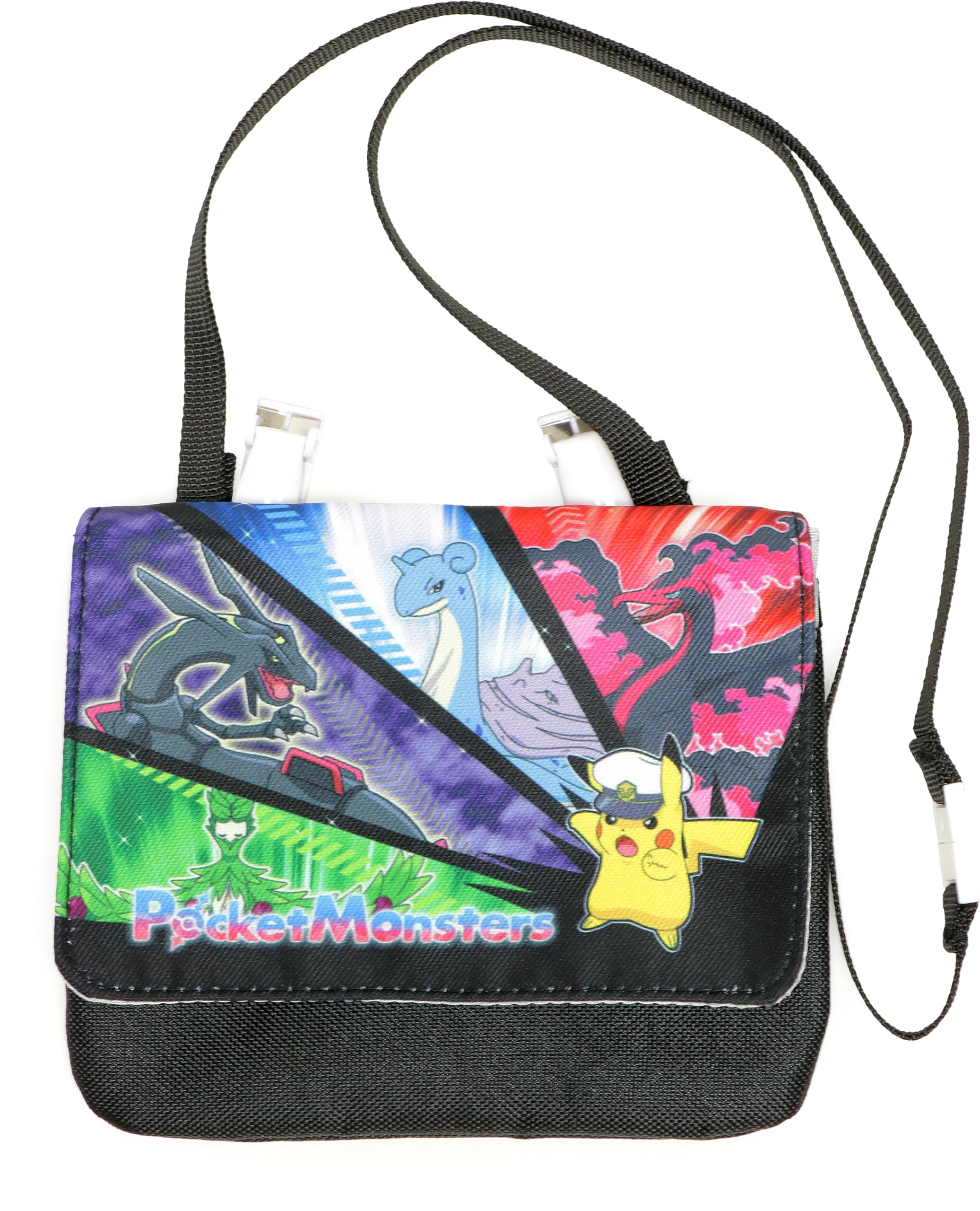 

Shoulder Bag with Clip Pocket Shoulder for Collection [Pokemon] Kids, Black/Pokemon