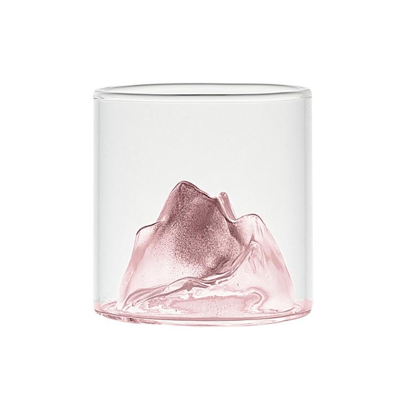 Cană din sticlă de whisky în stil chinezesc Cană de ghețar din sticlă de apă de munte 3D, ceașcă de vodcă cu vin, pahar de artă, cadou, sticla de whisky, vase fierbinte