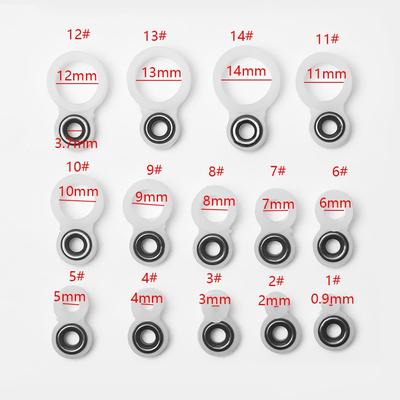 Repair Kit Ceramic Ring Fishing Tools Fishing Accessories Silicone Ring Fishing Line Guide Fishing Rod Wire Ceramic Ring O Ring