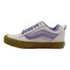 Vans Knu Skool Gum Silver Lining Vielseitige Bequeme Skateschuhe Unisex Sneaker Grau Lila VN000D6ZFTY