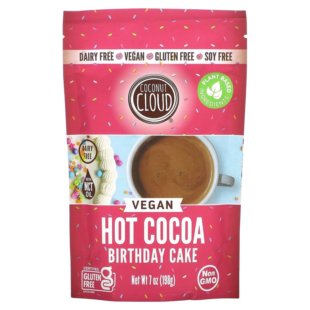 iHerb Vegan Hot Cocoa Birthday Cake 198g (7oz)