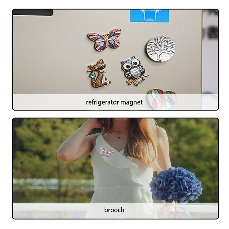 Animal Shape Alloy Pin Holder Magnetic Needle Minder Strong Magnet Needle Holder For Embroidery Sewing Craft Project