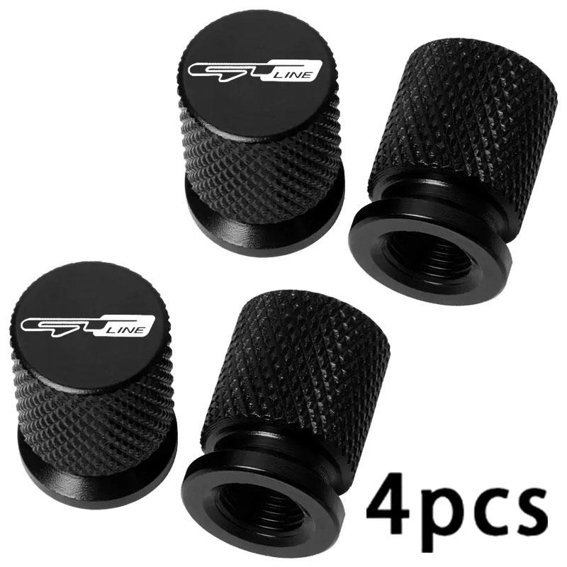 4PCS Colorful Car Accessories Car Tire Valve Cap For KIA Sportage Rio Ceed Proceed Sorento Picanto Optima Niro GT-LINE kcwx20