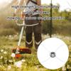 Universal Aluminum Grass Trimmer Head with 4 Lines Brush Cutter Head Thread Cutting Line Head for Lawn Mower Accessories