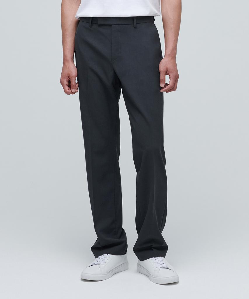 MUSINSA STANDARD Lightweight Semi-Wide Hidden Banding Slacks [Gray]