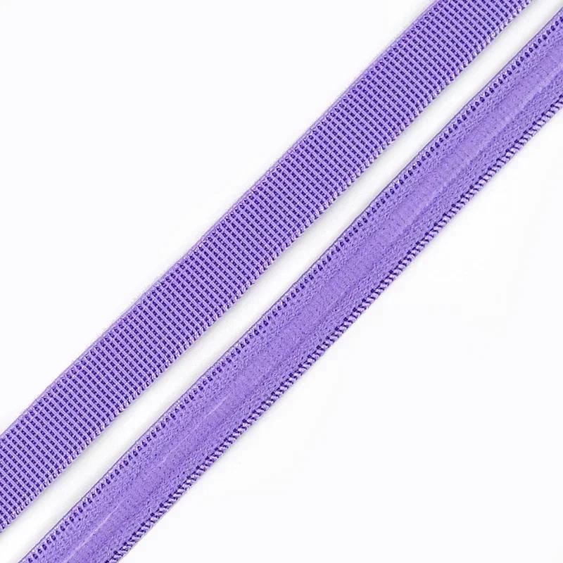 Meetee 10-50M 10mm Non-slip Elastic Bands Silicone Tapes for Bra Underwear Shoulder Belt Sewing Rubber Ribbons Garment Accessory
