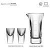 Elegant White Wine Glass Set with Decanter – Thickened High-Stemmed Wine Cups for Spirits and Wine.
