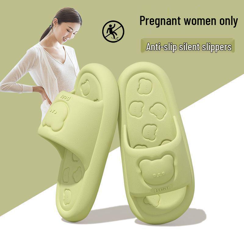 Men's Deodorant Non-Slip PVC Summer Slippers for Bathroom